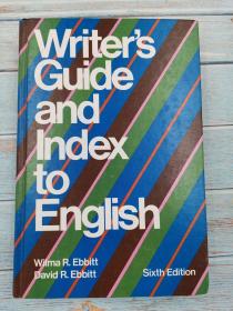 Writer's Guide and Index to English