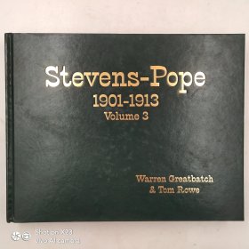 Stevens-Pope 1901-1913 Vol.1-Vol.3 (3本合售)