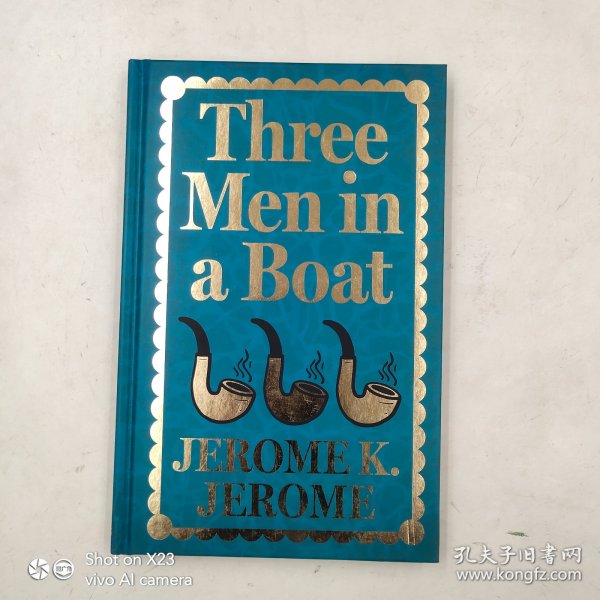 Three Men in a Boat Jerome K. Jerome 杰罗姆 三人同舟 烫金书口