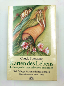 Karten des Lebens: Lebensgeschichten erkennen und heilen. 100 künstlerisch gestaltete farbige Karten mit Begleitbuch德文