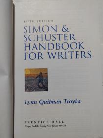 SIMON&SCHUSTERHANDBOOkFORWRlTERS(精装本)