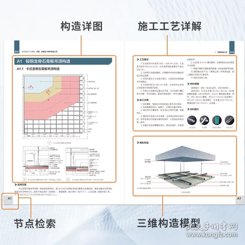 【官方正版】（全6册）建筑装饰行业龙头实践总结 室内深化设计专业标准图集 建筑装饰节点图集 室内设计施工速查宝典 深化设计指导工具书 一套在手深化无忧