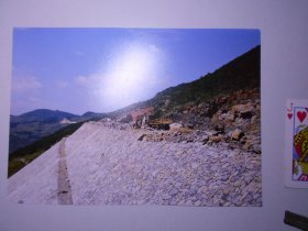 老照片：中铁十八局《贵毕公路九子寨隧道 洞外路基工程》6张