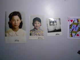 上色老照片：《清秀女孩》两张（附一张黑白照片）
