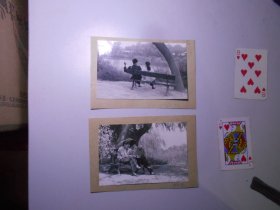 老照片：《青春多美好》两张 （《八小时之外》杂志1991年摄影比赛投稿作品）