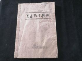 金匮教学提纲（南京中医学院金匮教研组）（1957年）（土纸本）（16开线装油印中医讲义资料53页）