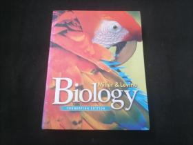 原版英文课本：生物学基础版（16开精装）（biology miller &levine foundation edition）（此版基本版本比较稀缺）