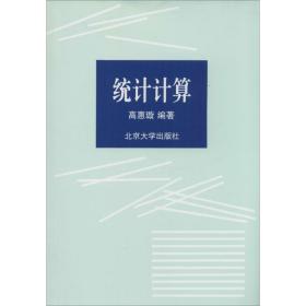 统计计算 高惠璇 著 北京大学出版社 9787301028278