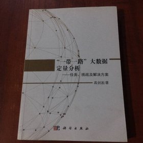 "一带一路"大数据定量分析--任务、挑战及解决方案