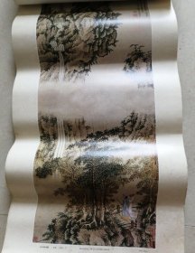 【怀旧老挂历收藏】1986年英撷苑画名家作品精选(13张全)月历、年画