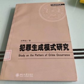 犯罪生成模式研究