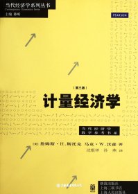 计量经济学（自然陈旧，书脊处有标签，介意者慎拍）