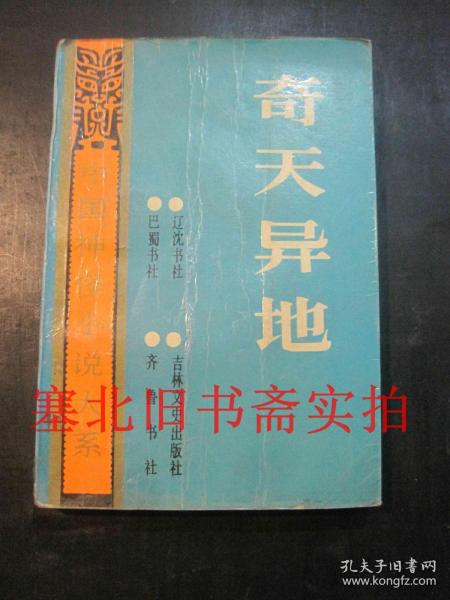 中国神怪小说大系寓意卷2：奇天异地 内无字迹自然旧