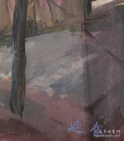 钱延康 (1913—1999)  八十年代手绘水粉画 风景