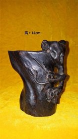 紫檀木笔筒