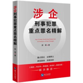 正版✔涉企刑事犯罪重点罪名精解 邢辉✍正版全新书籍现货如需其他图书敬请联系客服:)