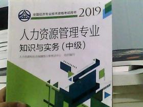 中级经济师2019教材人力资源管理专业知识与实务（中级）2019