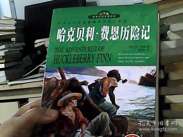 世界文学名著宝库：哈克贝利·费恩历险记（名家名译双色插图）（青少版）