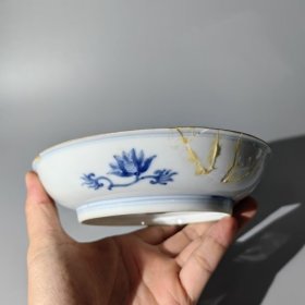 雍正青花宝相花盘 茶器茶具杯子壶承盖置汤吞茶盘茶托茶盏盖碗