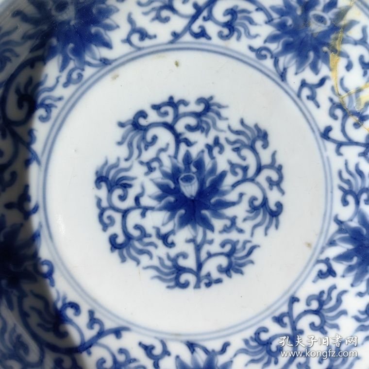 点击查看原图 雍正青花宝相花盘 茶器茶具杯子壶承盖置汤吞茶盘茶托茶盏盖碗