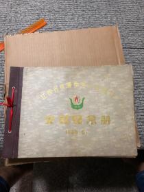 江西省首届中外火花展览 火花纪念册1985
