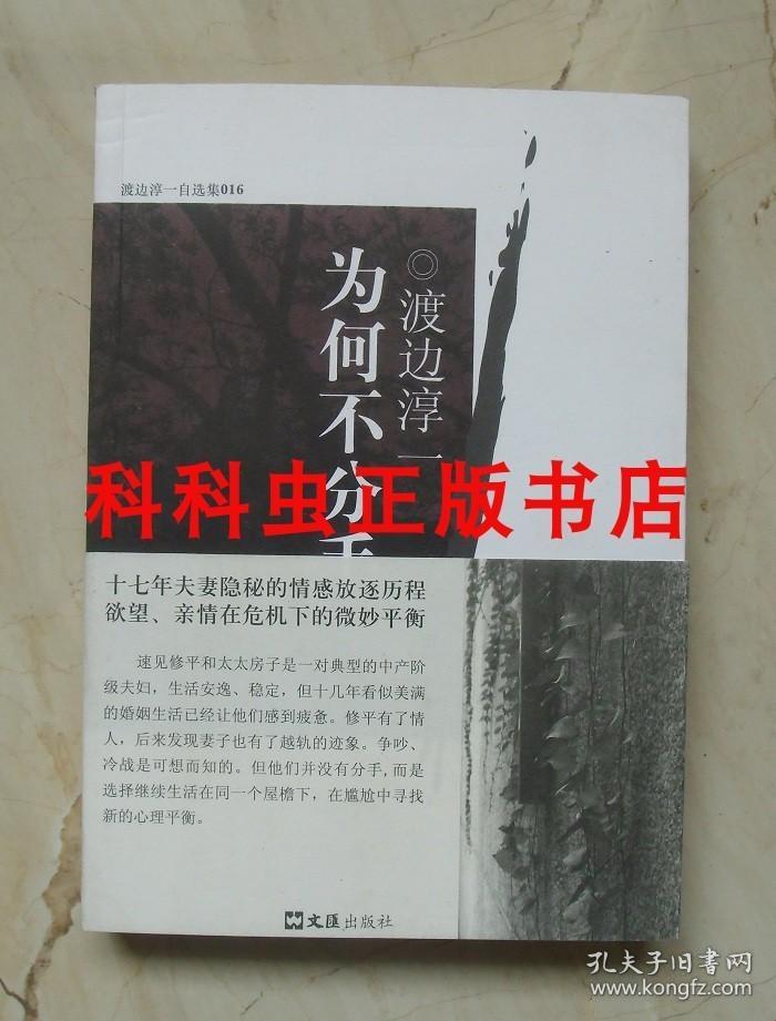 为何不分手 渡边淳一自选集长篇小说 2010年文汇出版社