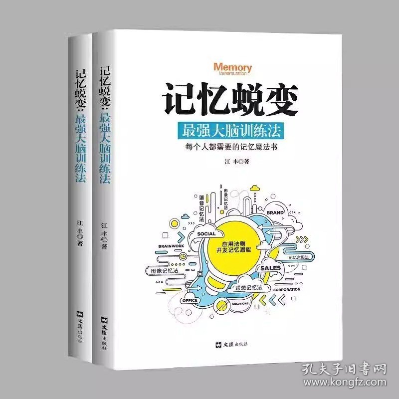 正版 记忆蜕变强大脑 训练法超级记忆术 思维风暴左右脑潜能开发逻辑思维训练实战演练让记忆和学习变得轻而易举脑力
