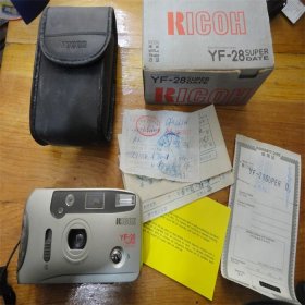 80-90年代日本理光牌复古胶卷相机傻瓜相机试机测试功能快闪正常品好。第320组