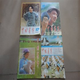 上世纪80-90年代中国青年等老杂志一组4本合售。