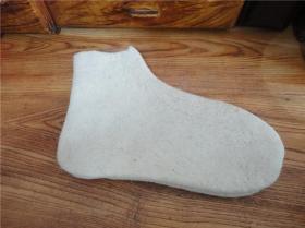 民国时期女士羊毛毡子袜子民俗怀旧老物品。
