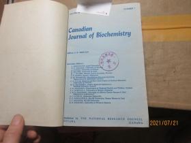 CANADIAN JOURNAL OF BIOCHEMISTRY 1966合订 精 8426