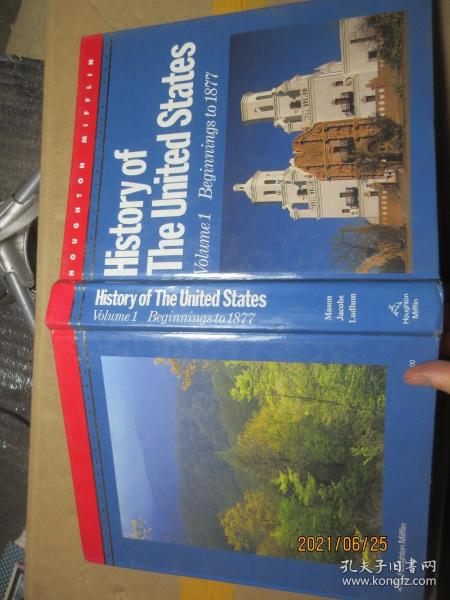 HISTORY OF THE UNITED STATES VOLUME 1 BEGINNINGS TO 1877 精 8332