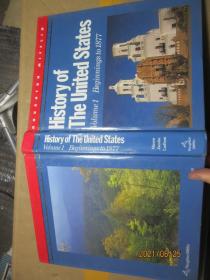 HISTORY OF THE UNITED STATES VOLUME 1 BEGINNINGS TO 1877 精 8332