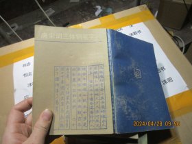 唐宋词三体钢笔字帖