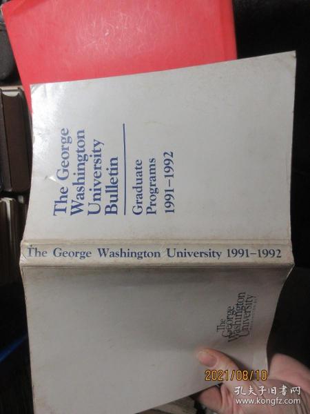 THE GEORGE WASHINGTON UNIVERSITY BULLETIN  8455