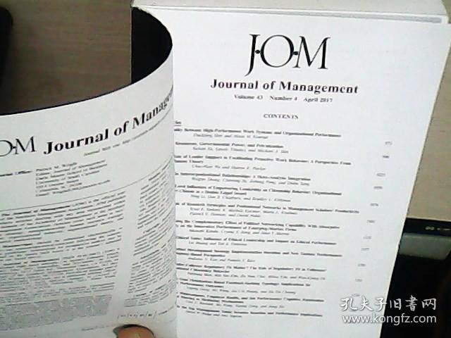 JOM Journal of MANAGEMENT.