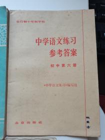 作文选类编。语文基础知识。中学语文练＊参考答案