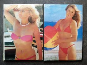 80年代 影集、相册（16开空册子）2本合售