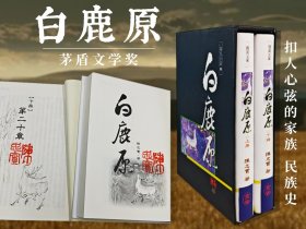 仅2套 钤陈忠实印（上下册均有印）台湾金安文教机构版 《白鹿原（二冊）》（函套精装 上下册，一版一印） 函套不完美，谨慎下单