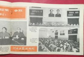 河北工农兵画刊 1977年8期（封面毛军装照，扉页华军装照）