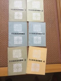 文化服装通信讲座1-12册+课外 参考1册，共13册合售