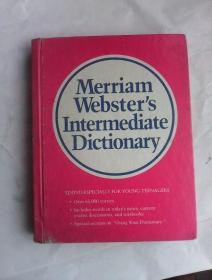 Merriam-Websters Intermediate Dictionary  [Hardcover]   英文原版  韦氏中级词典    小16开厚册