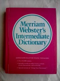 Merriam-Websters Intermediate Dictionary  [Hardcover]   英文原版  韦氏中级词典