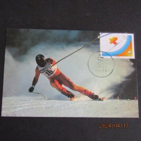 1996-2 亚洲冬季运动会-滑雪邮票11极限片 80年代片源 滑雪纪戳