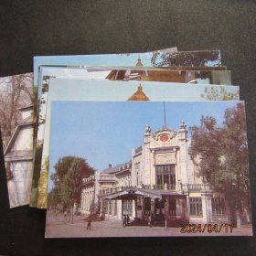 80年代黑龙江邮电管理局 哈尔滨建筑景点 明信片新10枚全