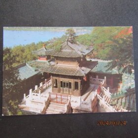 80年代 北京颐和园-宝云阁（铜亭） 旧明信片