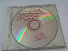 1998 NEW YEAR'S CONCERT  WIENER PHILHARMONIKER  ZUBIN MEHTA  CD