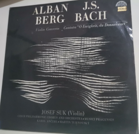 黑胶唱片 ALBAN J.S.  BERG BACH :  Violin Concerto Cantata "O Ewigheit, du donneruort"