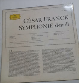 黑胶唱片   CÉSAR FRANCK  SYMPHONIE d-moll  Staatskapelle dresden  Dirigent: Kurt Sanderling