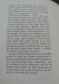 Piero Della Francesca : GLI  AFFRESCHI DI AREZZO